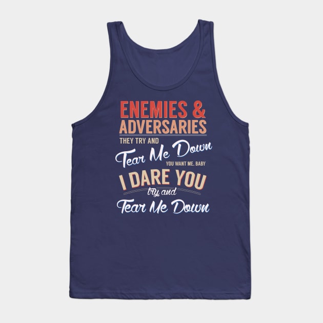 Tear Me Down Tank Top by byebyesally